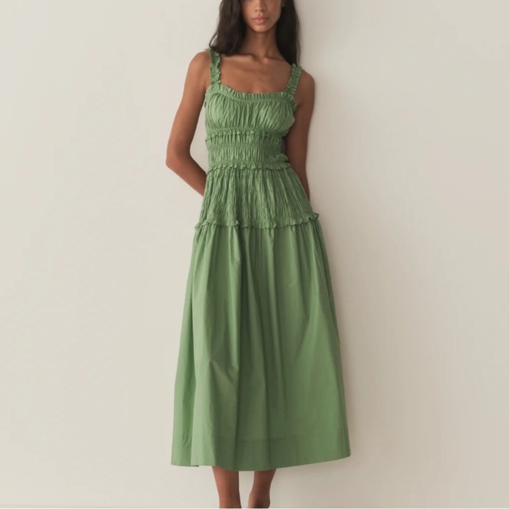 Elegant Green Maxi Dress